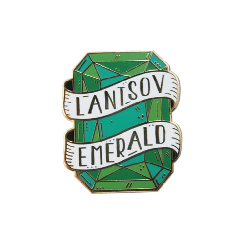 Lantsov Emerald Enamel Pin