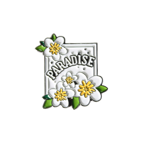 paradise 뱃지 : white blossom